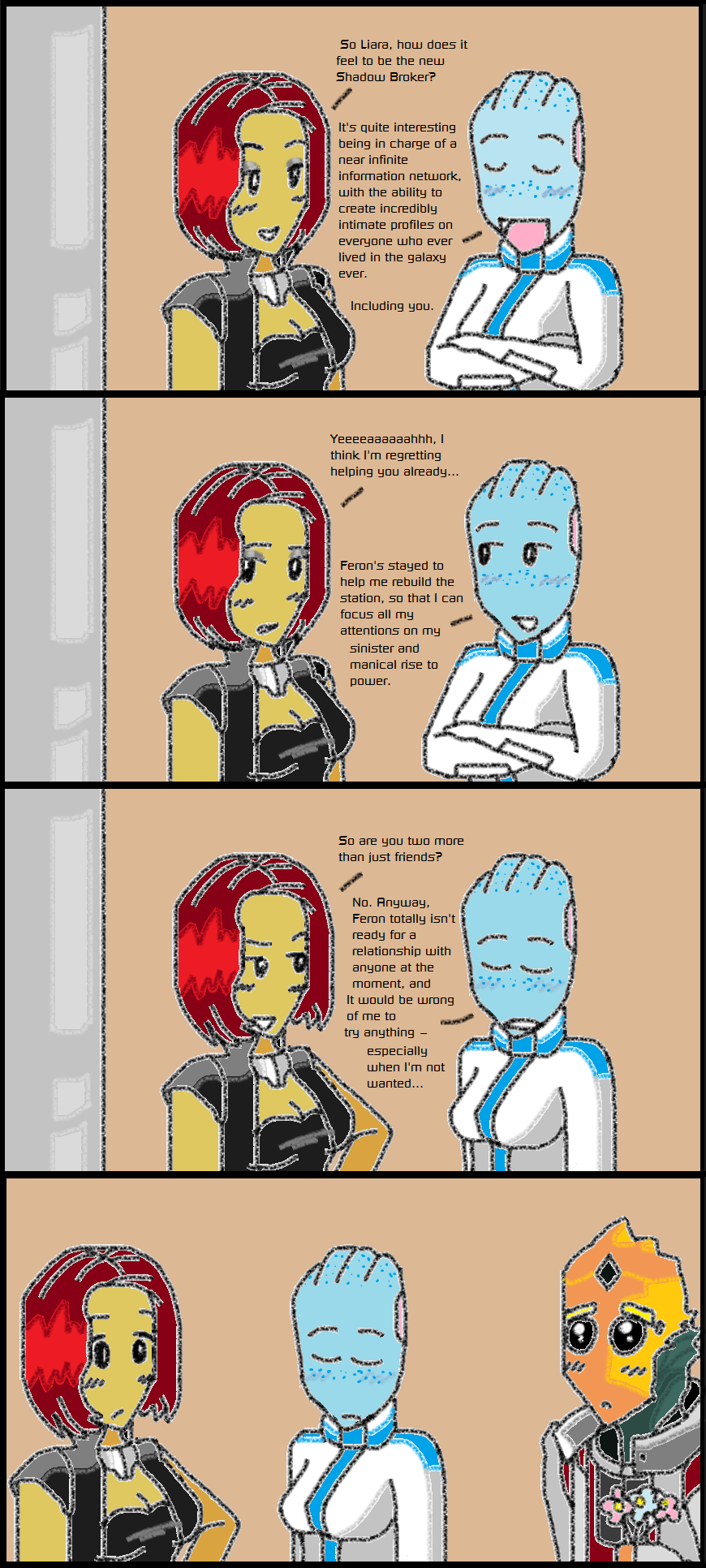 Mass Effect 2: Coversations with Liara Part II