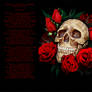 Skull and Red Roses wallpaper