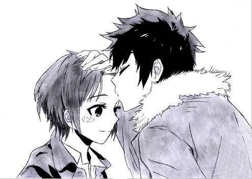 Kougami and Akane - Psycho Pass