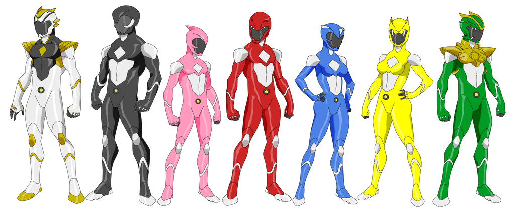 The New Power Ranger: Team by ctszala on DeviantArt