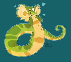 cutest snake lady
