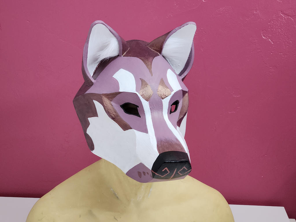 Therian mask base in 2023  Wolf mask, Drawings, Mask