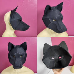 Wolf mask EVA foam Pattern