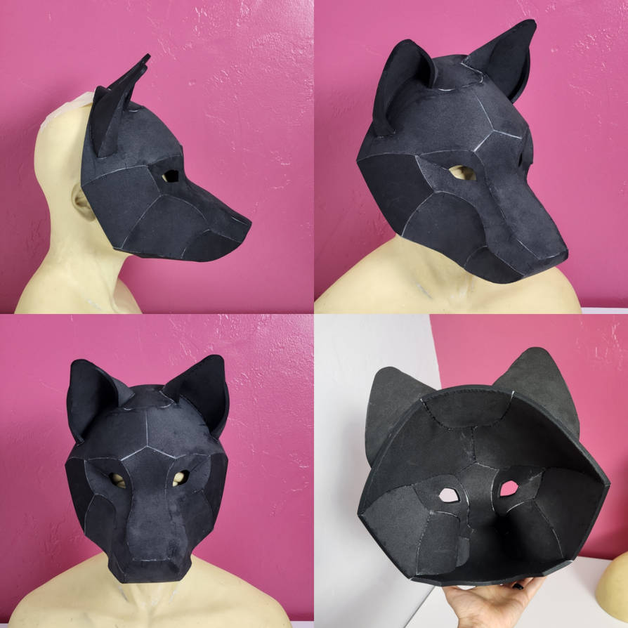 Wolf Therian Mask Digital Pattern *with tutorial* by Kazplay on DeviantArt