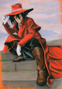 Sitting Alucard - Pastels