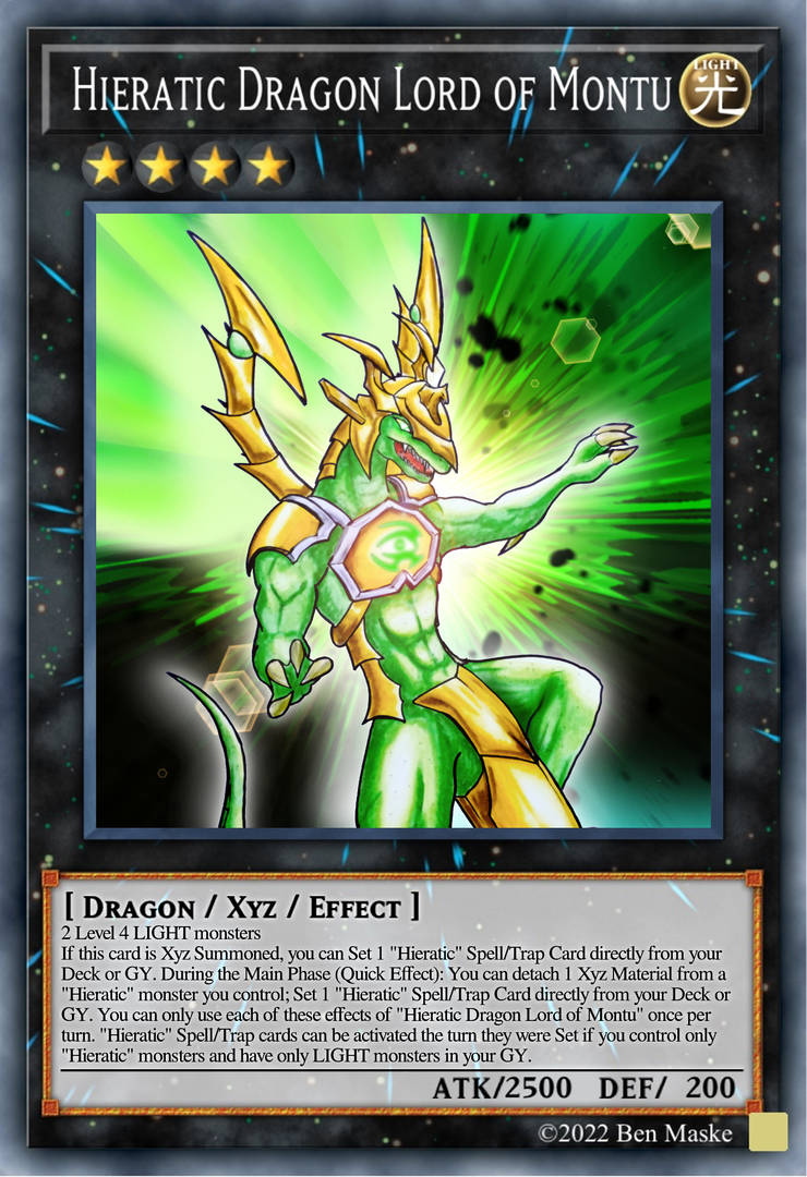 hieratic deck yugioh Yu-Gi-Oh! - Dragon King of Atum - DUPO-EN092 - Ultra Rare - 1st Edition Hieratic Dragon Lord of Montu