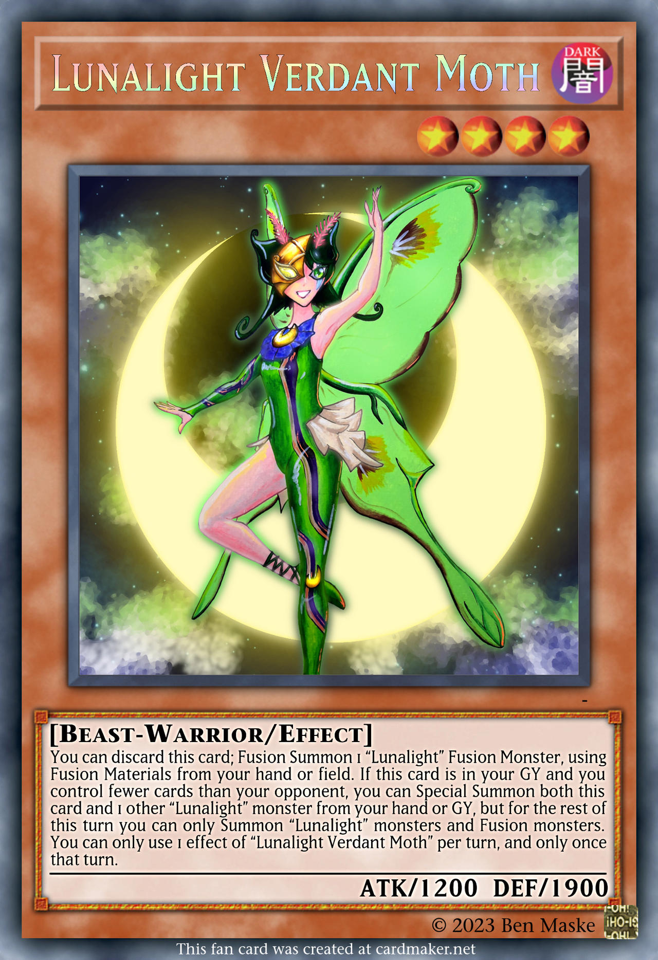 Lunalight Verdant Moth - Card by Rongaulius on DeviantArt Lunalight Verdant Moth - Card by Rongaulius on DeviantArt