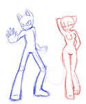 Sonic male and female bases