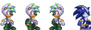 Shadic The Hedgehog Sprite Sheet by khalifax10 on DeviantArt