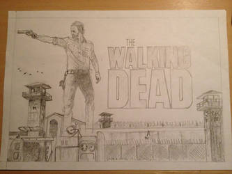 the Walking Dead draw by me