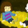 Undertale Frisk And Asriel