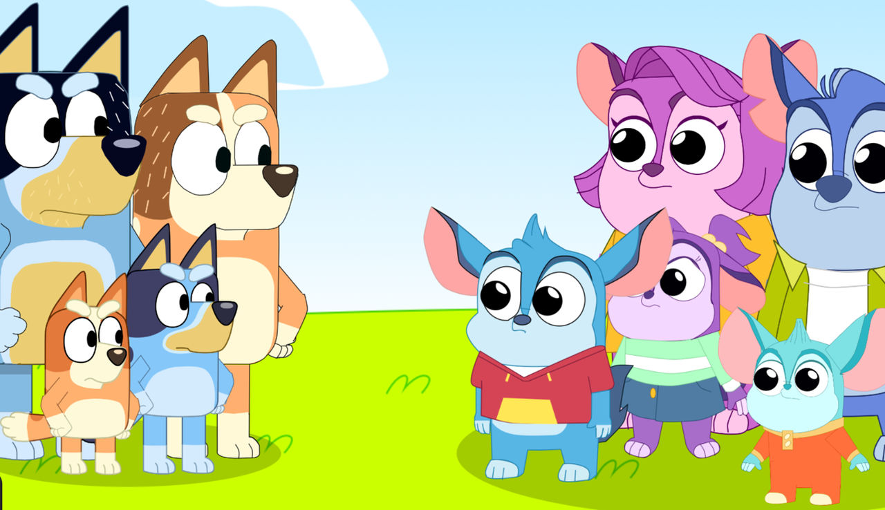 The Heelers and The Chillas by kojjikko on DeviantArt