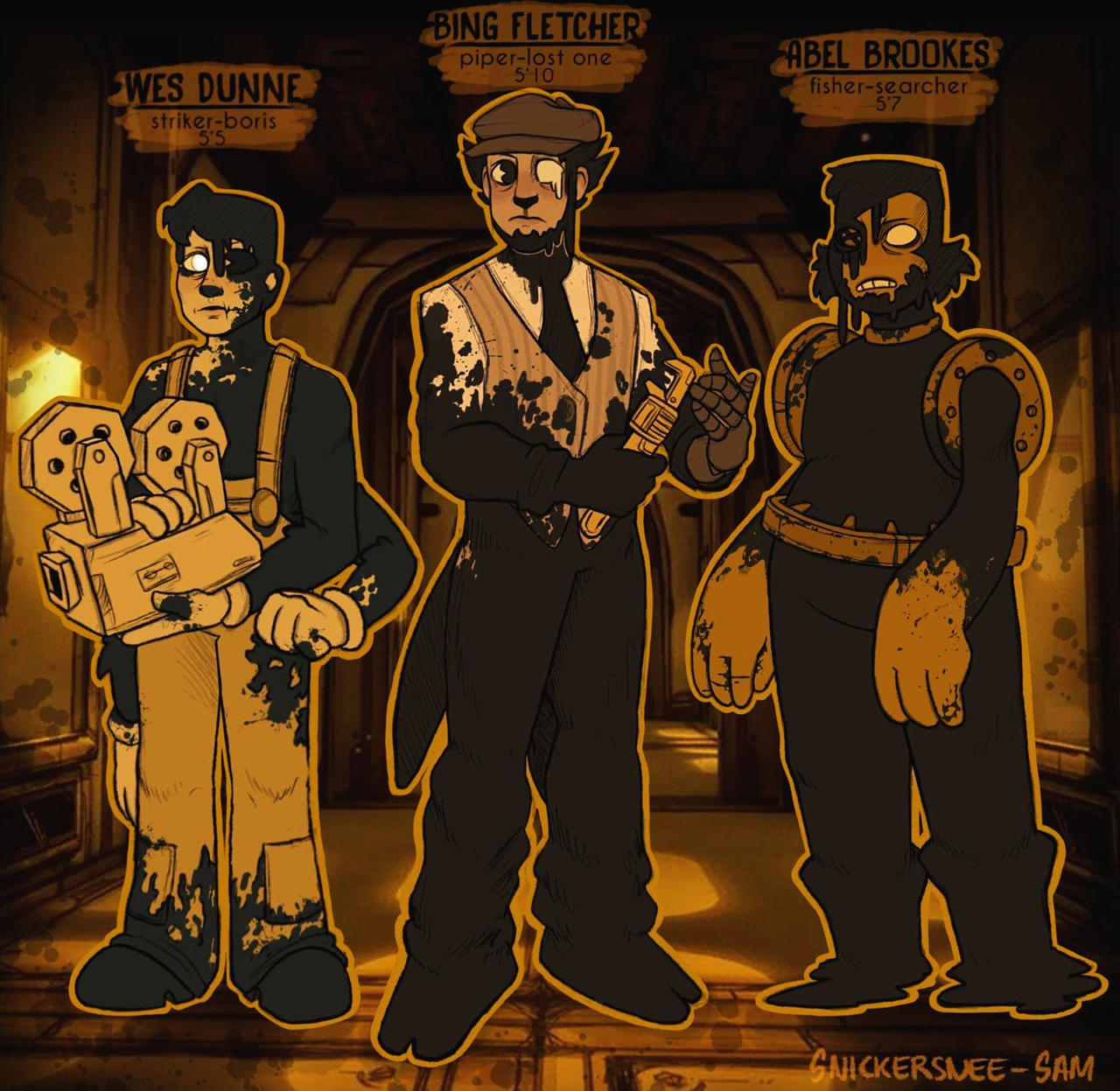 Snickersnee THE OC TRIO by snickersnee-sam on DeviantArt