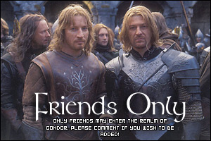 Friends Only in Gondor