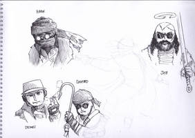 Madness Combat character doodles