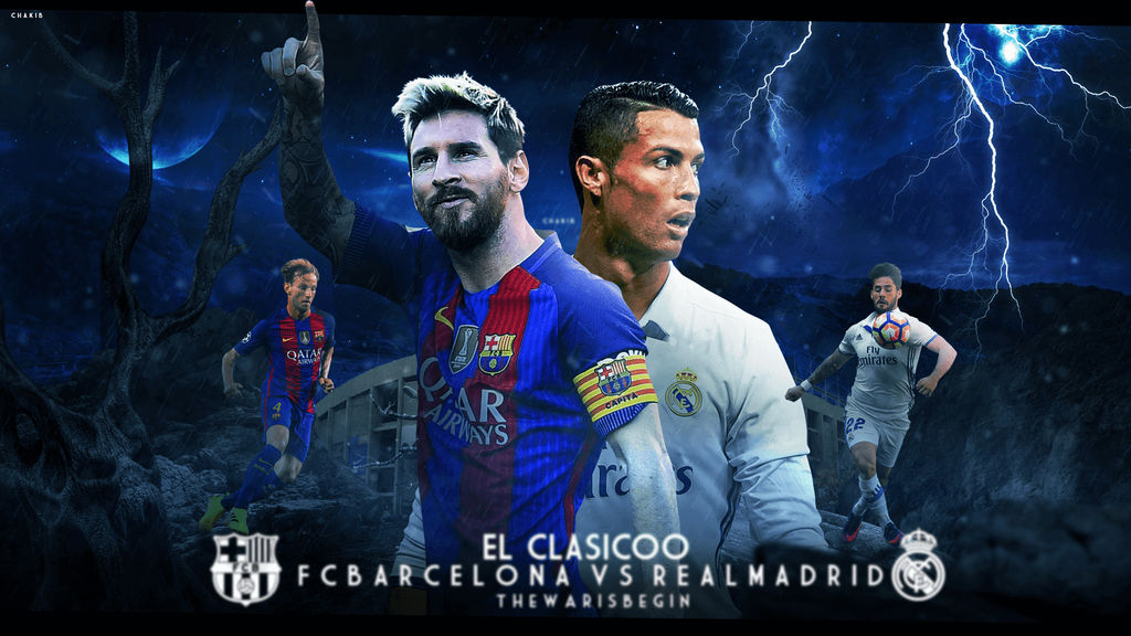Fc Barcelona Vs Real Madrid Wallpaper 16 17 By Chakib Design On Deviantart Fc Barcelona Vs Real Madrid Wallpaper 16 17 By Chakib Design On Deviantart