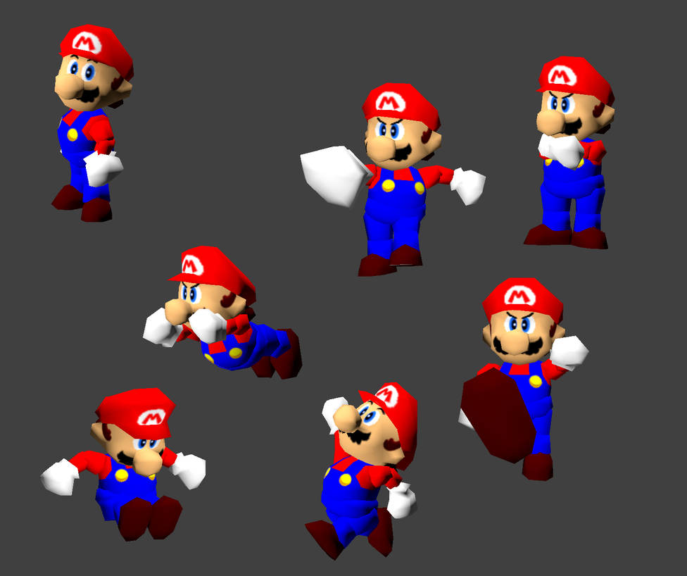 SM64 SGI Renders with In-Game models by PetirTheone565 on DeviantArt