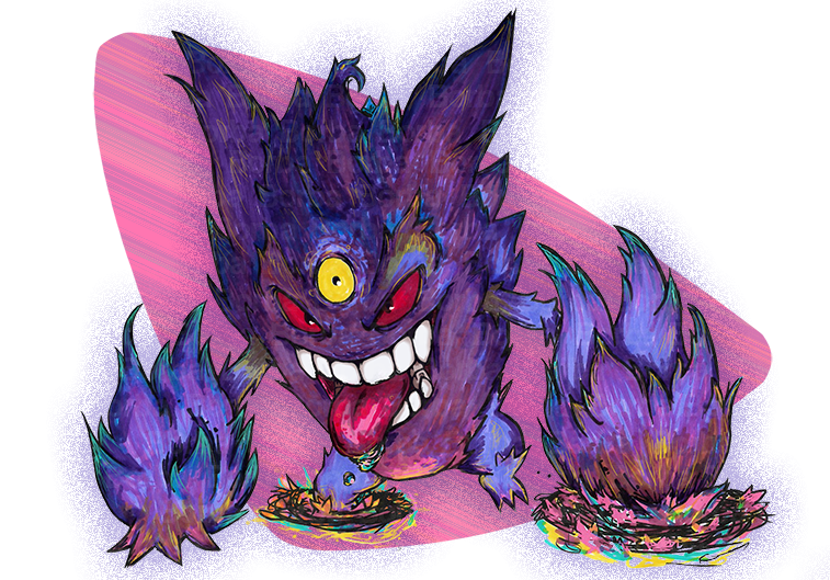 Mega Gengar by LincolnLuan on DeviantArt