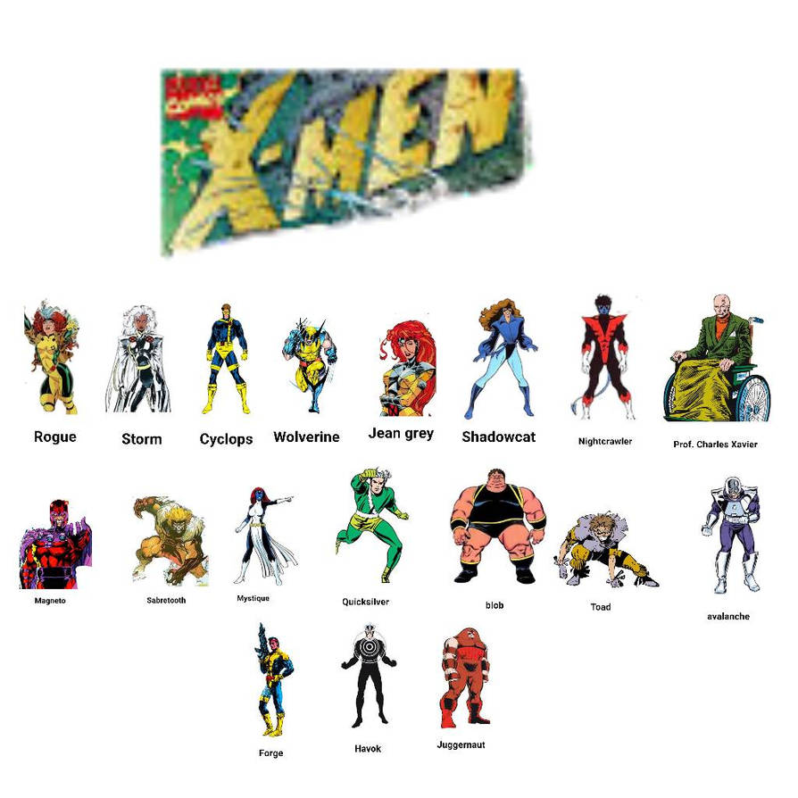 X-Men universe characters by cohenrod on DeviantArt