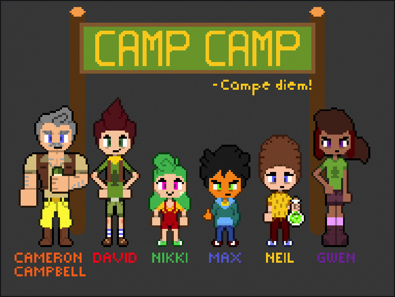 Camp Camp Sprites Remake (mains) by dev64victor on DeviantArt