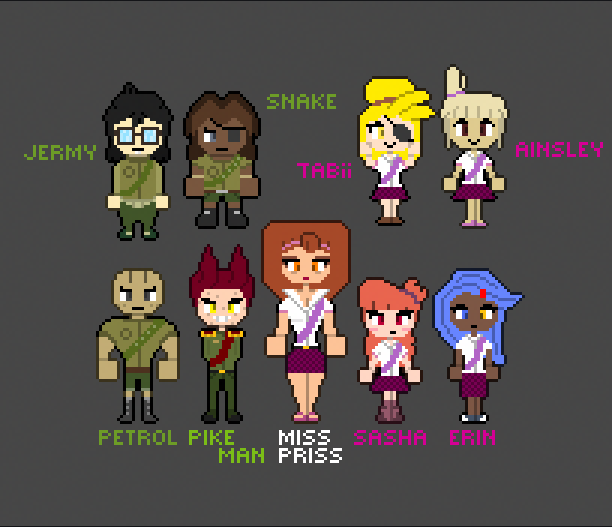 Camp Camp Sprites (Normal Rivals) by dev64victor on DeviantArt