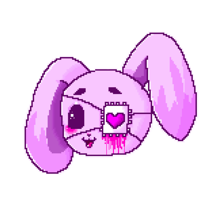 ill bunny sticker (free to use lol) by violetblueuwu on DeviantArt