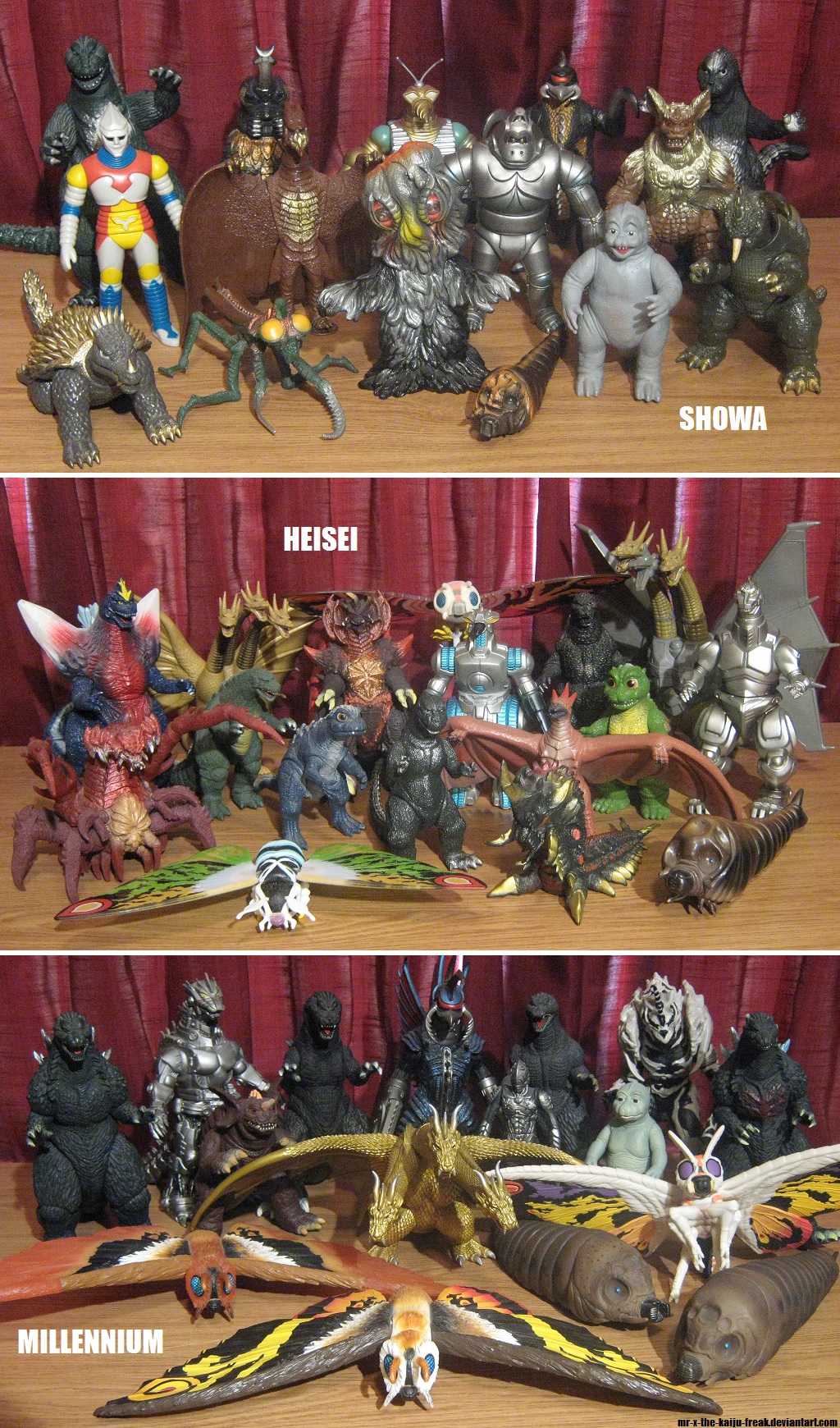 Godzilla Fan Collection Bandai 8 inch Godzilla Vinyl Collection by Mr-X-The-Kaiju-Freak on ...