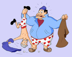 Raw Toonage: Mugger Getting Mugged