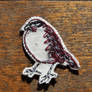 White throated sparrow brooch