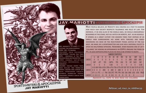 Jay Mariotti Trading Card