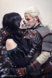 Geralt and Yennefer cosplay
