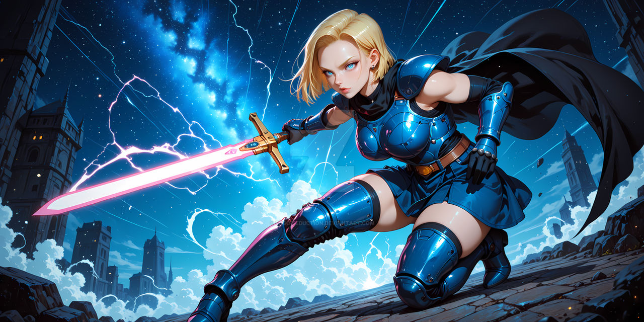Fantasy Android Knight Android 18 - Fantasy Knight by SugoiSeduction on DeviantArt