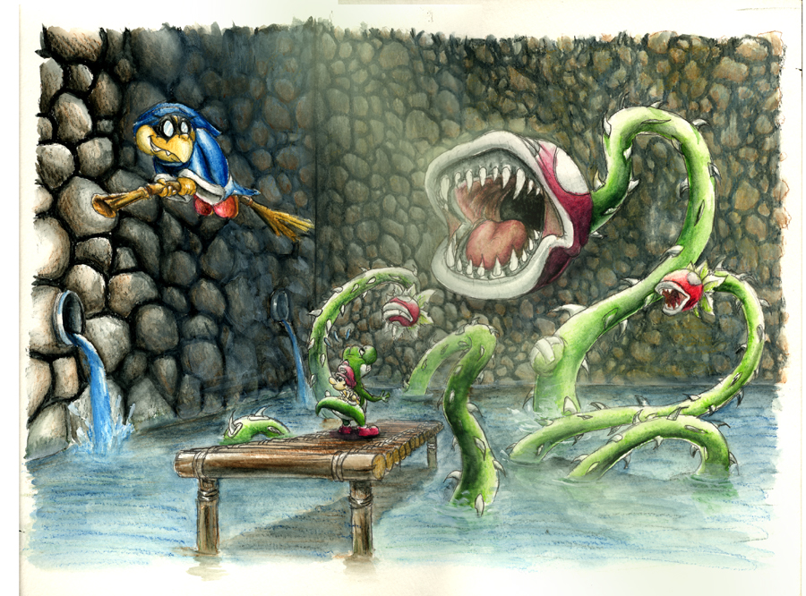 Wrath of King Piranha Plant by pearlzu