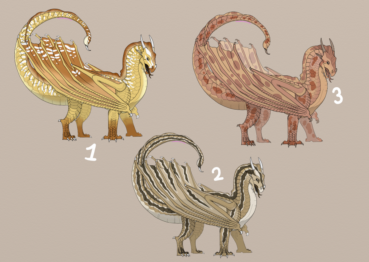 Sandwing Patterns OPEN (1/3) SandWing Adopts (PayPal Only) by Queen-Clam on DeviantArt