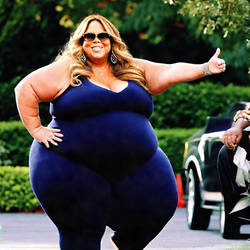 Mariah Carey gets fatter 4