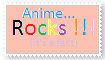 Stamp anime rocks