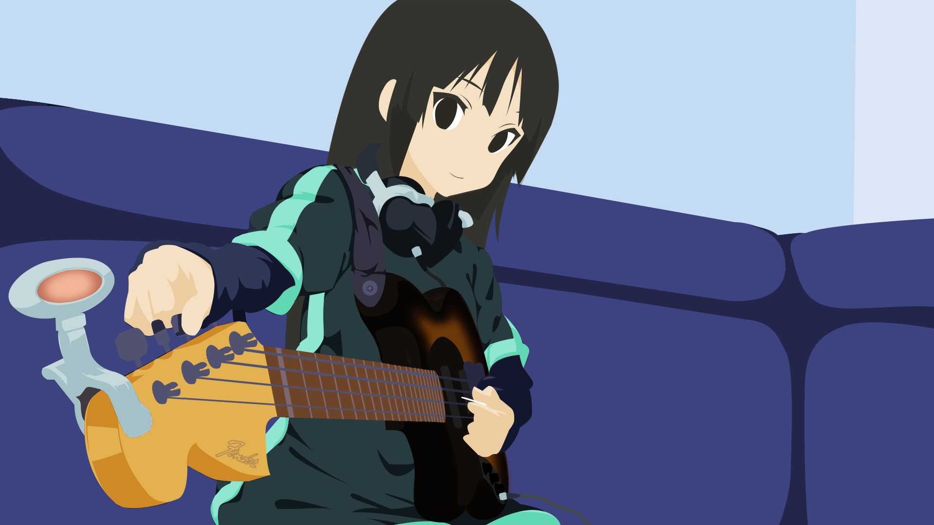 Mio Akiyama Wallpaper by CaptainKritzz on DeviantArt Mio Akiyama Wallpaper by CaptainKritzz on DeviantArt