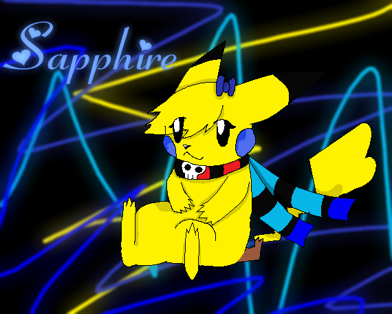 Sapphire The Pikachu