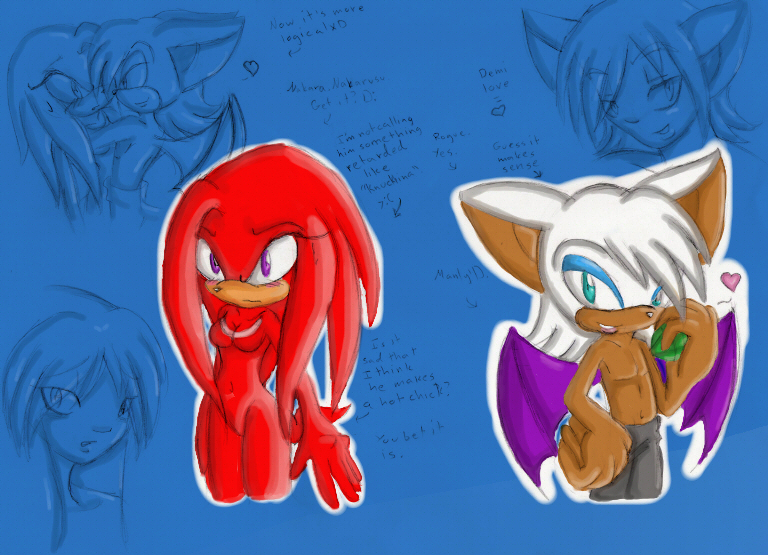 images Rouge X Knuckles Fanfiction more gender bending part 1 by