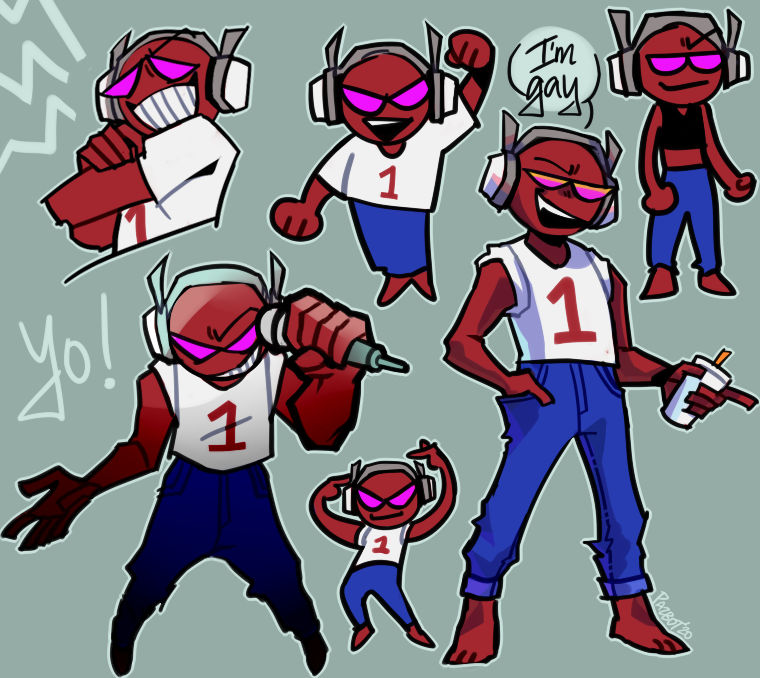 Redscaled Rapper Rapper Red by pazbot on DeviantArt