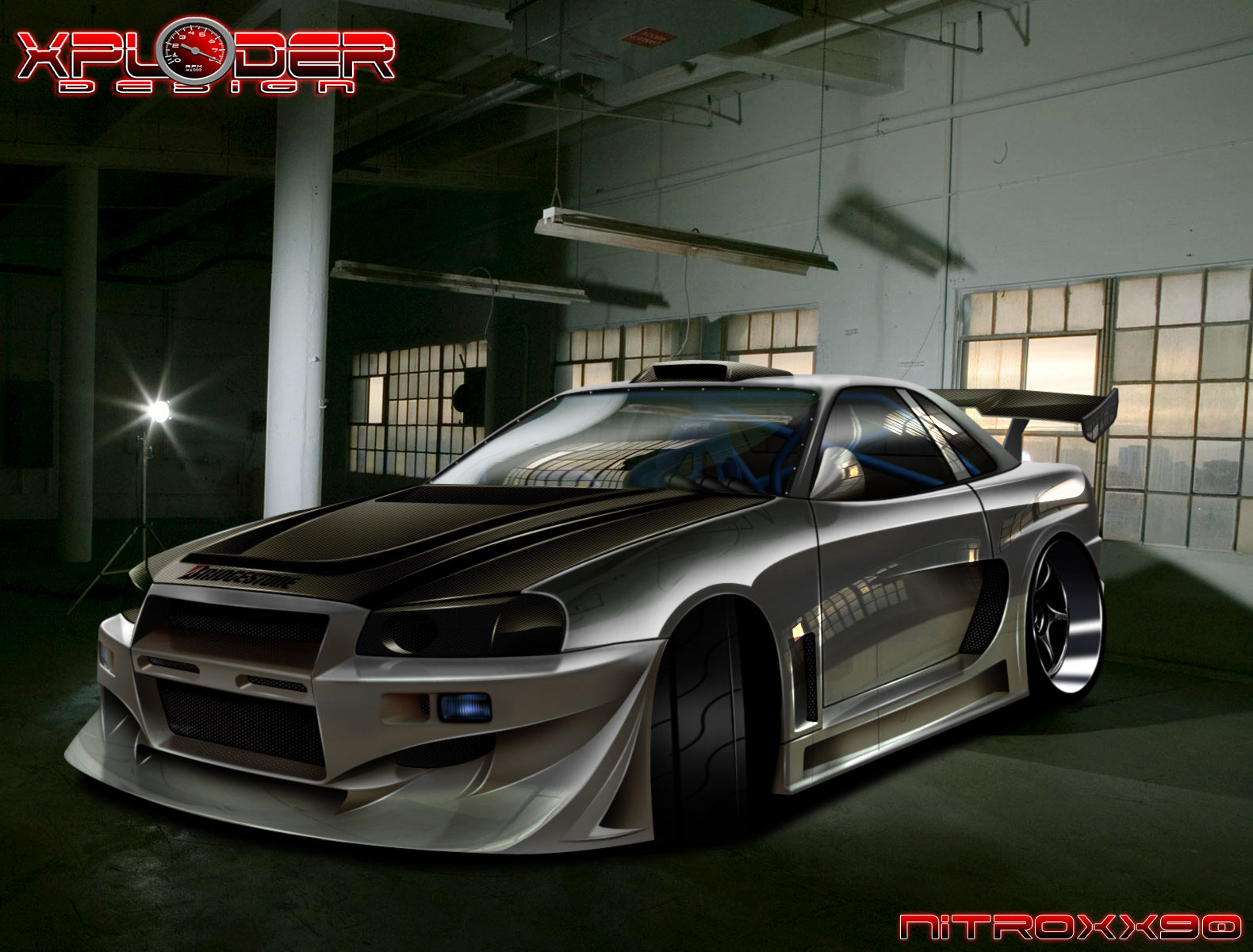 Nissan Skyline GTR Front by stefanmarius on DeviantArt