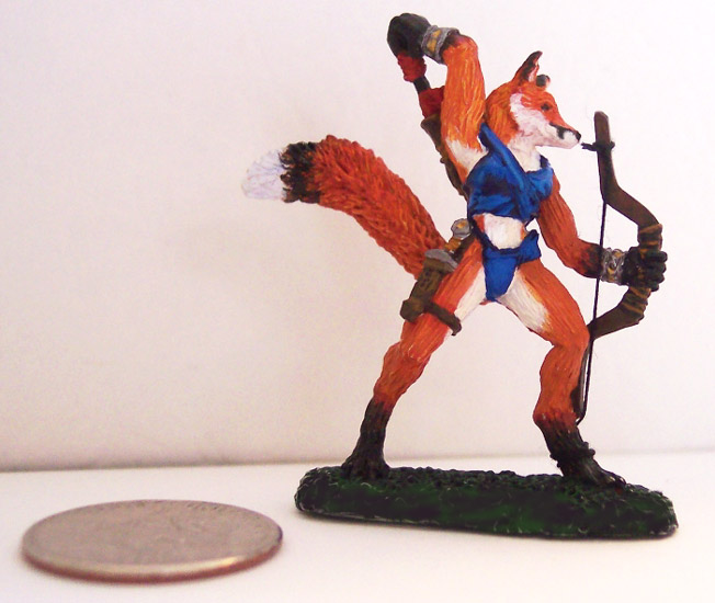 Fox Archer Painted Miniature 1