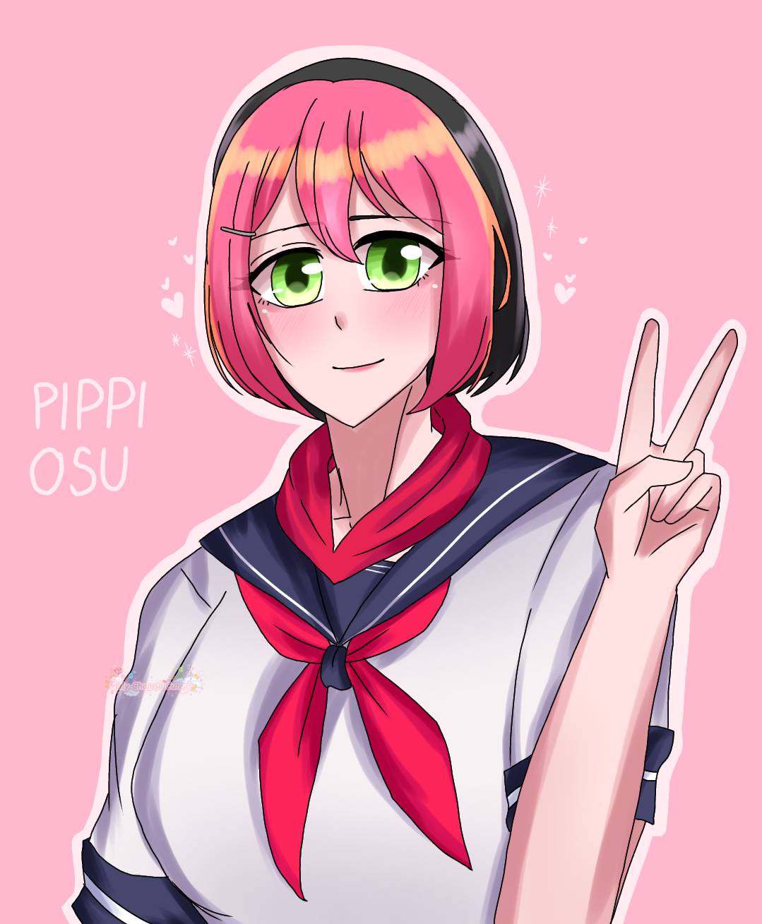 ArtStation - pippi for osu! map background