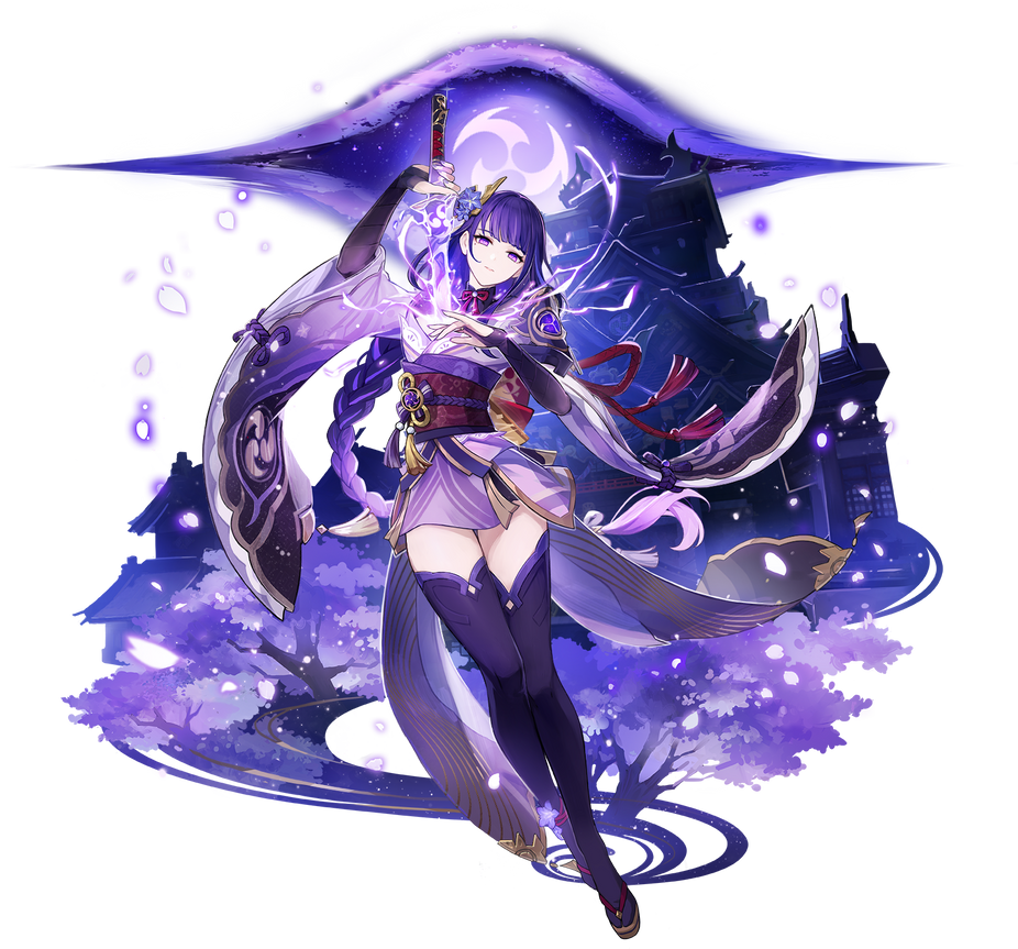 Raiden Ei/Ei/Baal/Beelzebul/Raiden Shogun by Blue-Leader97 on DeviantArt