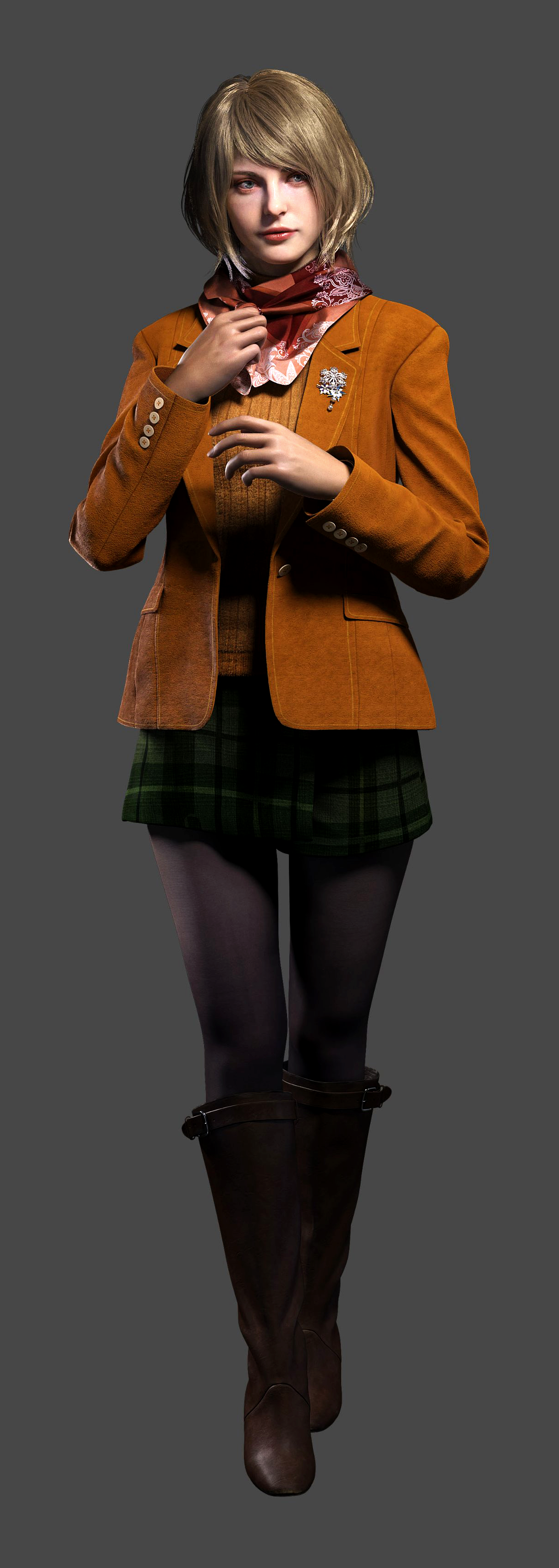 Ashley resident evil 4 remake, png