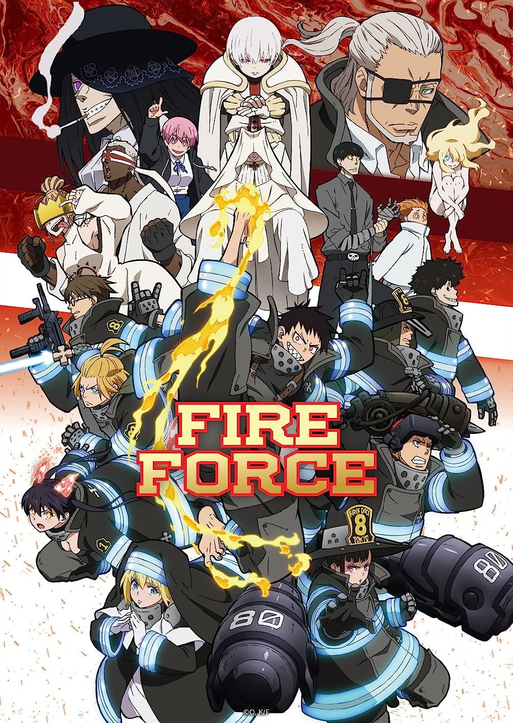 Fire Force Anime Characters Bronzing Process Hn-Series Set of