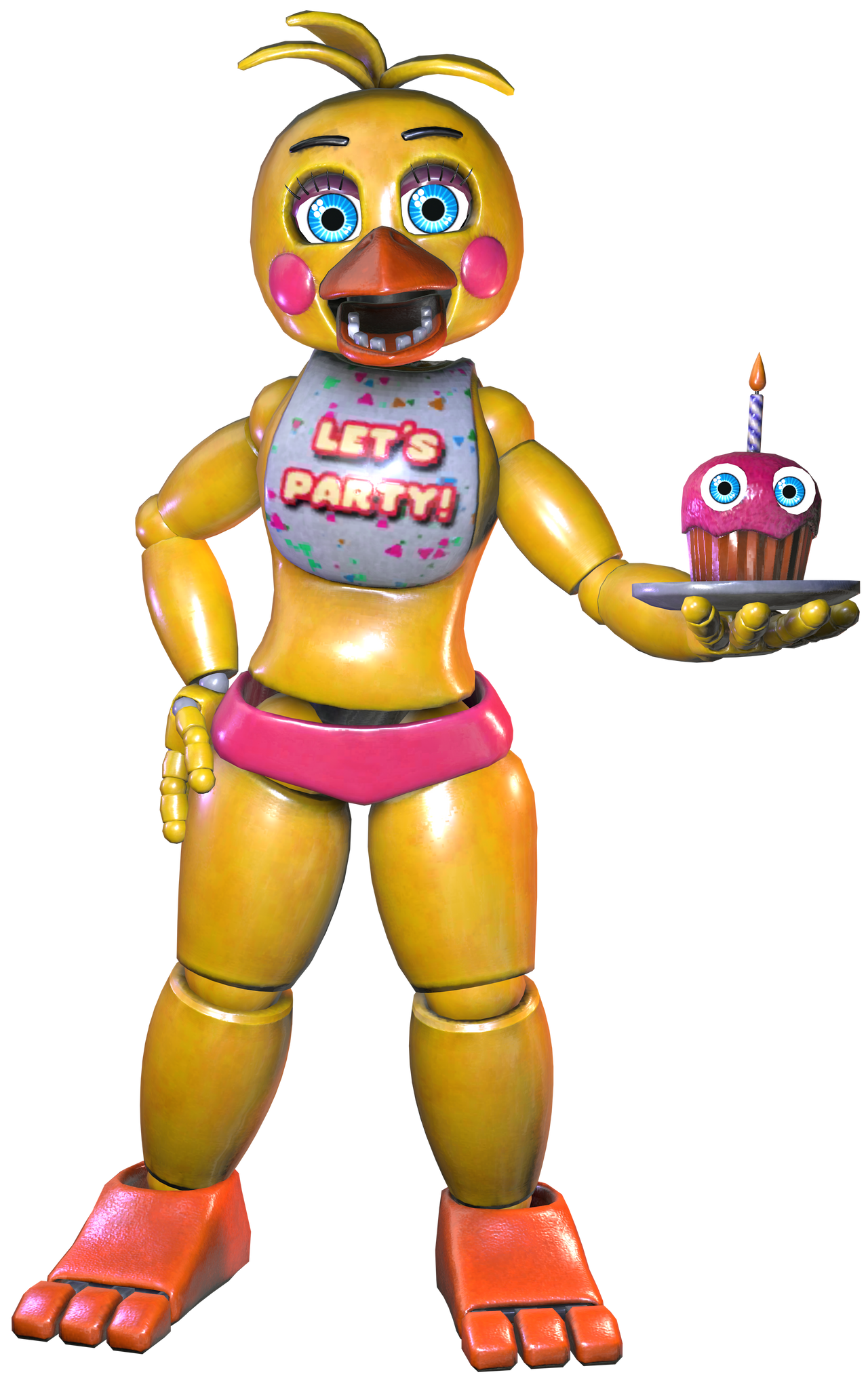 Toy Checka Toy Chica (Five Nights at Freddy's) by Blue-Leader97 on DeviantArt