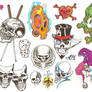 Flash Page - Skulls