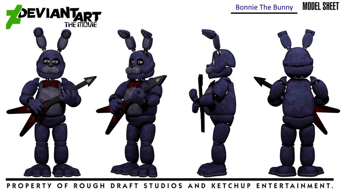 DA Movie: Bonnie The Bunny Model Sheet by SaraBRiveroMedina on DeviantArt