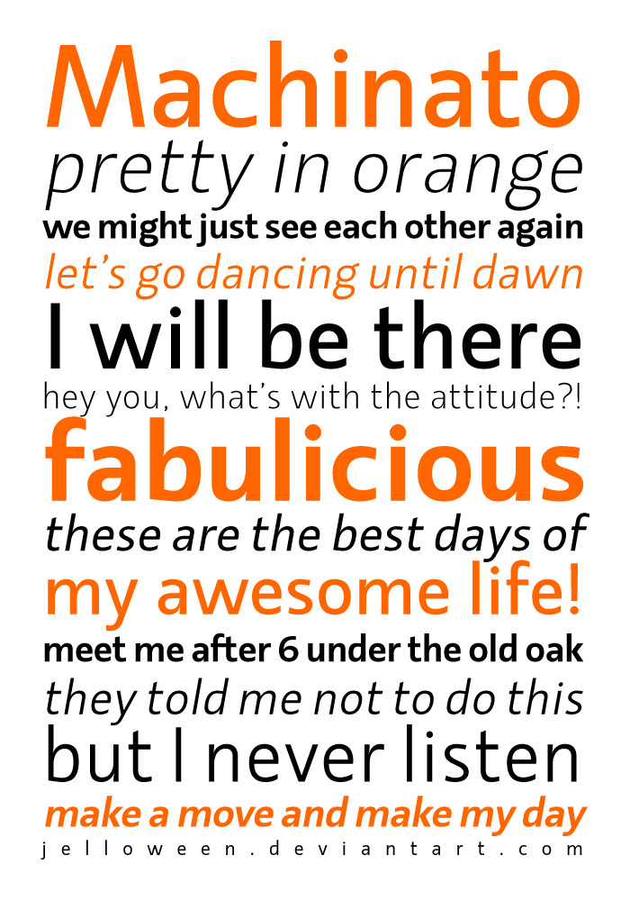Font: MACHINATO - preview 1.0 by jelloween